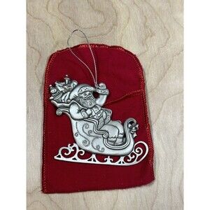 Christmas Ornament Avon 1995 "St. Nicholas" Pewter Collectible NIB Vintage